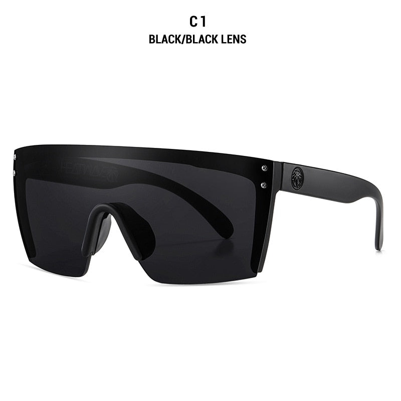 2022 luxury new hot selling riding goggles high quality real film outdoor sports heat wave Sunglasses UV400
